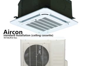 ceiling cassette aircon installation